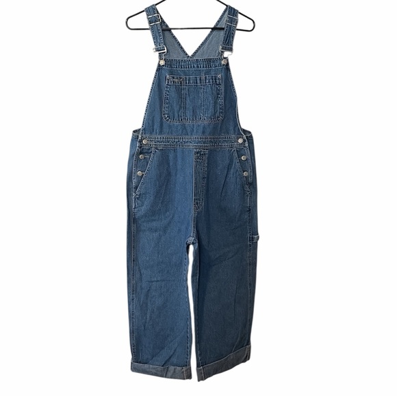 Gap Factory Women's Barrel Denim Overalls - Picture 2 of 5